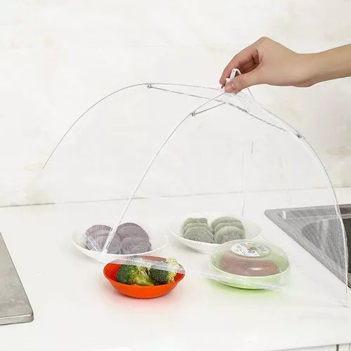 Mosquitera Plegable Con Capucha Para Alimentos, Frutas Y Bar