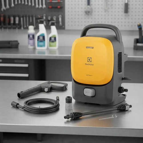 Lavadora de Alta Pressão Electrolux 1650PSI 1400W de Potência com Engate Rápido EasyWash Lava Jato Lava Car QWS1650