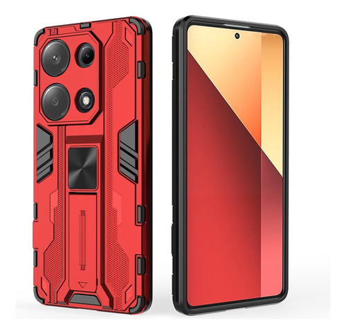 For Xiaomi Poco M6 Pro 4g Kickstand Camera Cover Hard Case