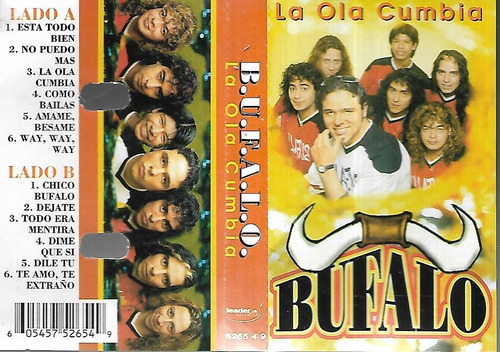 Bufalo Album La Ola Cumbia Sello Leader Cassette