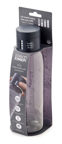 Botella De Agua 600 Ml Con Tapa Joseph Joseph Dot