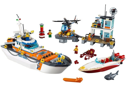 Lego Guardia Costera, Construcción 792 Piezas