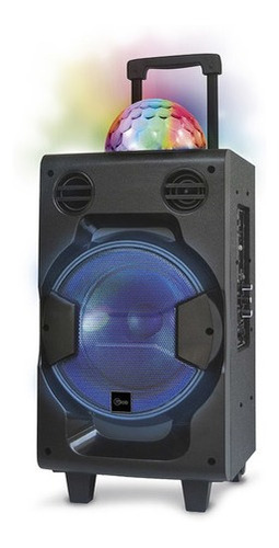 Imagen 1 de 5 de Parlante Bluetooth Karaoke Disco Ball Mlab Negro