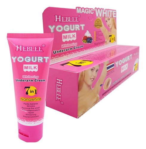 Heblee Crema Aclaradora Para Axilas De Yogurt 80g