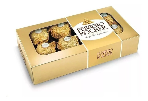 Bombom Ferrero Rocher com 8 unidades