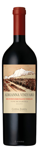 Vino Adrianna Vineyard Mundus Bacillus Terrae Malbec 750ml