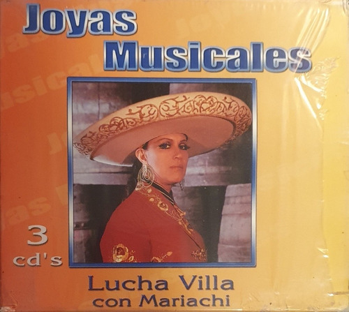 Cd Lucha Villa Con Mariachi - Joyas Musicales - 3cds 