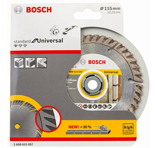 Bosch 2608615057 Disco Diamante Standard Universal 4-1/5 