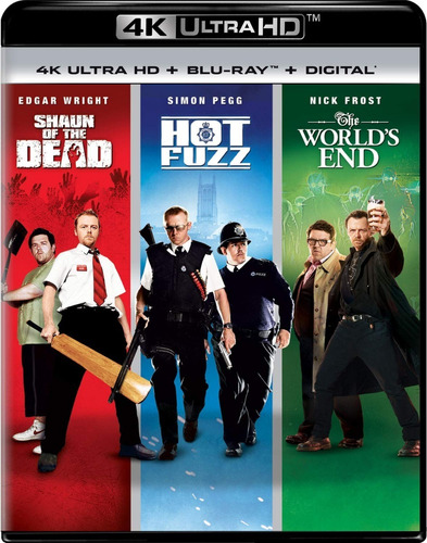 Shaun Of The Dead / Hot Fuzz / The World's End  -4k Ultra Hd