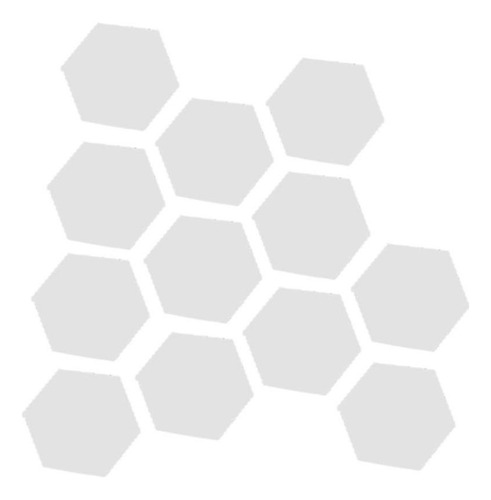 W 12 Piezas Hexagonales De Pared Adornos De Espejo Plata