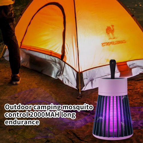Lámpara Para Matar Mosquitos, Mosquito Zapper, Usb Rechargea