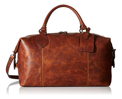 Frye Bolsa De Lona Para Hombre Logan Overnight, Coñac, Talla