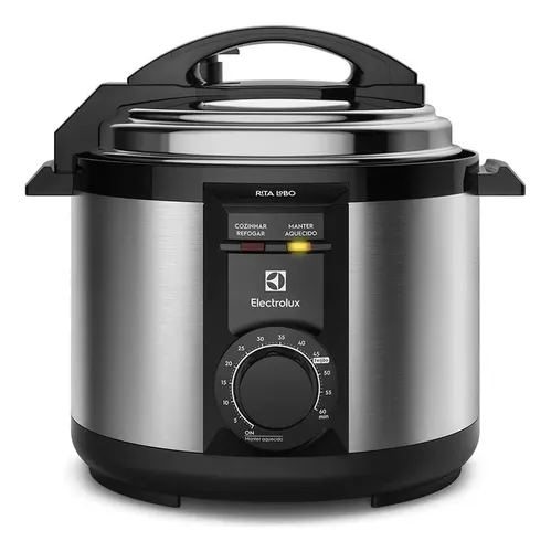 Panela Elétrica De Pressão Pce20 Inox 5 Litros Electrolux Frequência 60 Hz Cor Inox e Preto - R$ 470,25