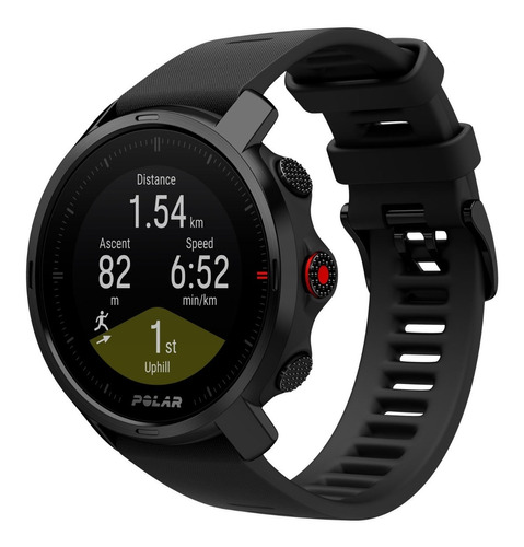 Funda para reloj inteligente Polar Grit X, correa de poliuretano negra de 46 mm