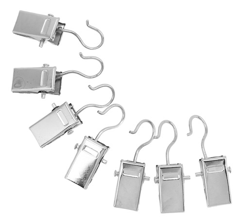 Cortina Con Clips Para Fotos, 100 Unidades, Metal De Primera