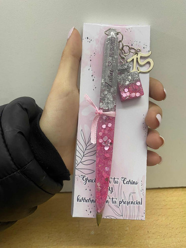 Lapiceras De Resina Souvenirs Para 15 Años