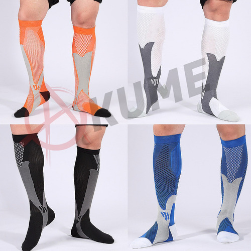 6 Pares Calcetines De Compresión Deportiva Para Hombre Mujer
