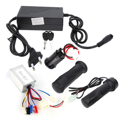 Controlador Eléctrico 24v 250w Scooter Motor Kit Lock Eu