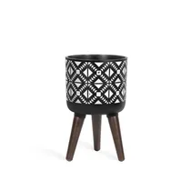 Comprar D'vine Dev Maceta De 8 Pulgadas Con Soporte, Maceta Alta De