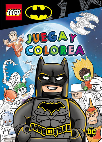 Batman Lego Juega Y Colorea - Aa,vv
