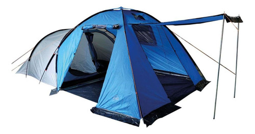 Carpa Trekking 4 Personas Mckinley Camping Carpa Con Abside