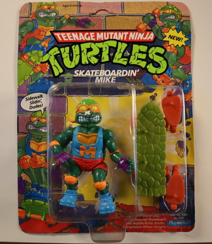 Skateboardin Mike 1991 Tmnt ! Michelangelo 90s Ninja