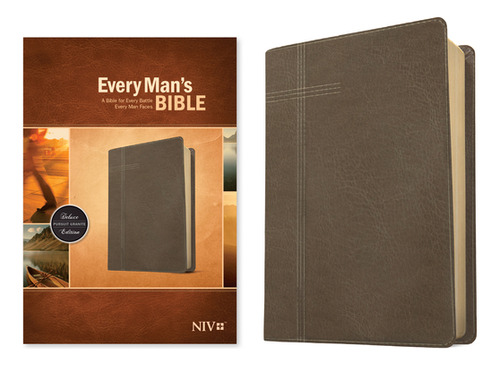 Every Man's Bible Niv (leatherlike, Pursuit Granite), De Tyndale. Editorial Tyndale House Publ, Tapa Dura En Inglés