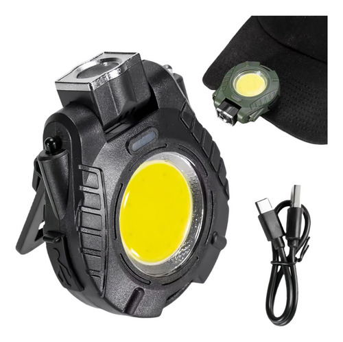 Lámpara Portátil Multifuncional Con Clip Para Gorras