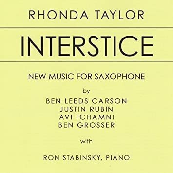Taylor Rhonda & Ron Stabinsky Interstice Usa Import Cd