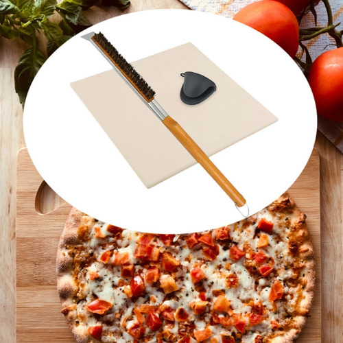 Kit De Limpieza Para Horno De Pizza Con Mango De Madera De