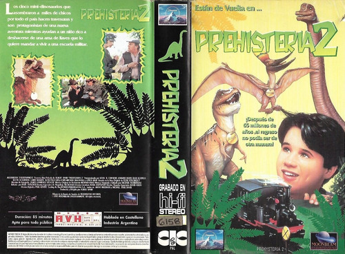 Prehisteria 2 Vhs Kevin Connors Jenifer Harte Español Latino