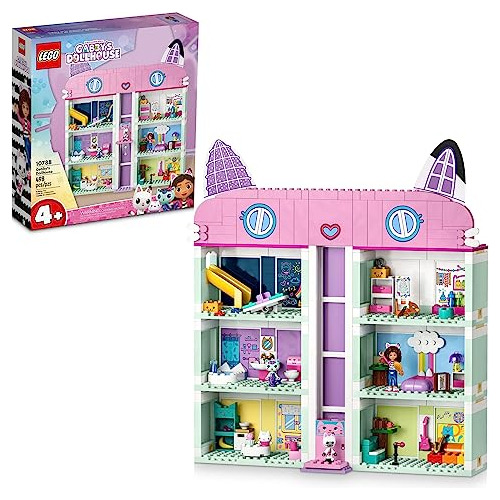 Lego Gabbys Dollhouse 10788 Building Toy Set, 8-room Playho