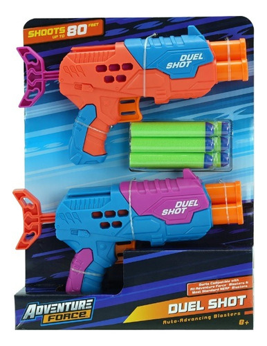 Kit 2 Pistolas De Dardos Adventure Force Para Juego Niños