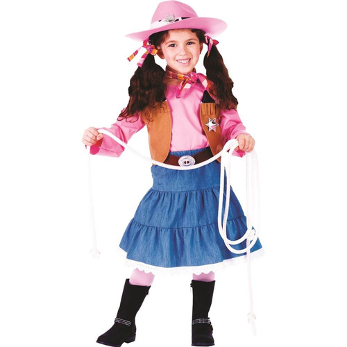 Disfraz Para Niña Vaquera Halloween 