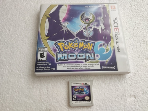 Juego Fisico Nintendo 3ds Pokemon Moon + Caja + Caratula