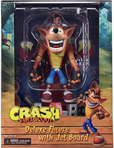 Imagen 1 de 8 de Crash Bandicoot 7  - Deluxe Crash Bandicoot W/ Hoverboard