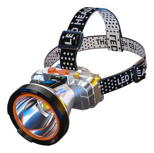 Linterna Frontal Led, Impermeable, Cómoda, Ligera,