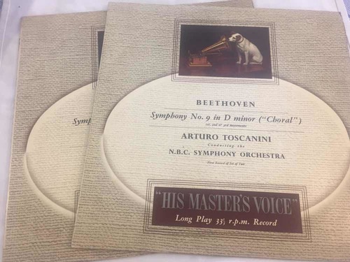 Arturo Toscanini Beethoven Discos Vinilo Lp Importados