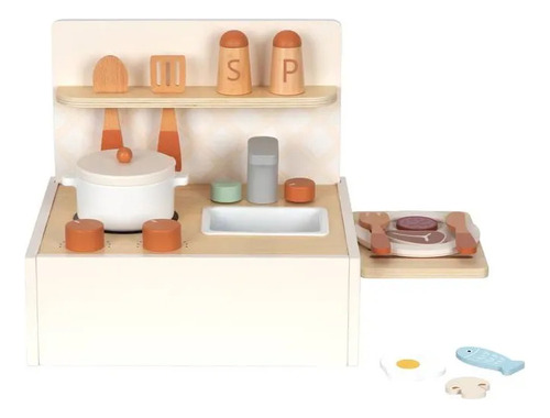 Conjunto Cozinha Tooky Toy Brinquedo Minicozinha Cód. Tj754 Cor Pastel