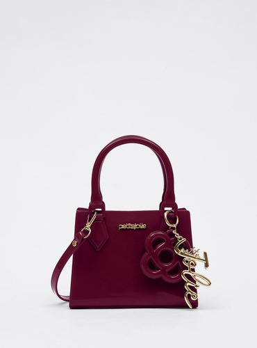Bolsa Petite Jolie Maddie Merlot Pj11249 Cor Vermelho
