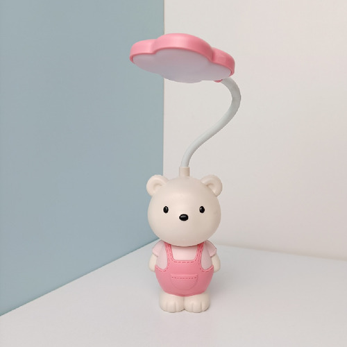 Luminária Abajur De Mesa Infantil Luz Led Usb Portátil 360°