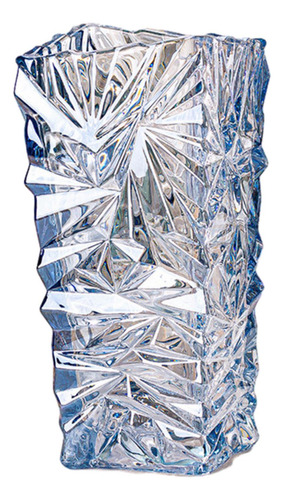 Florero De Cristal De 25cm Para Decoración De Mesa, Azul