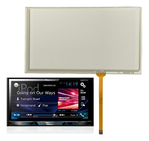 Touch Screen 7 Polegadas Pionner Avh-x598tv Avh X598 598