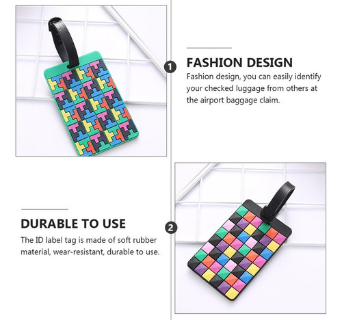 12 Etiquetas De Equipaje Adorables Etiquetas De Bolsa De Via