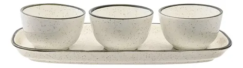 Conjunto Para Servir 4 Peças Brisa Unni Oxford