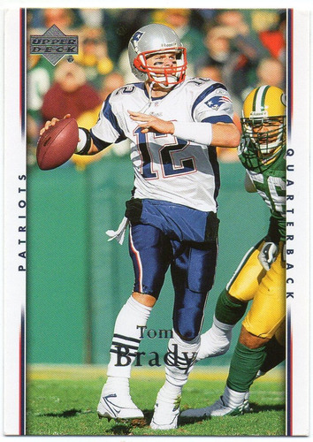 2007 Upper Deck Tom Brady New England Patriots