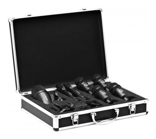 Set De Microfonos De Percusion Akg Drum Set Session I Color Negro