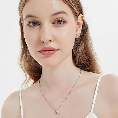 Berricle Aretes De Plata De Ley Con Flor De Lis Y Circonita