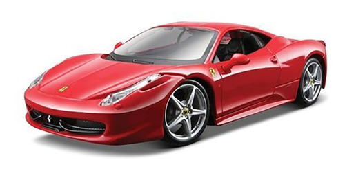 Auto Ferrari Italia 458 1:24 Kit De Montaje En Metal  Maisto