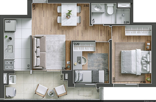 Imagem 22 de 27 de Apartamento À Venda No Bairro Ipiranga - São Paulo/sp - O-17784-29548